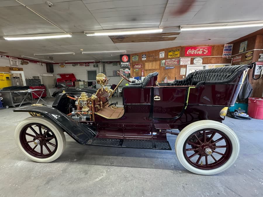 Restored 1909 Cadillac touring car at State Collision